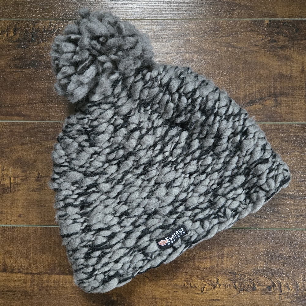 Everest Designs Wool Handcrafted Pompom Hat